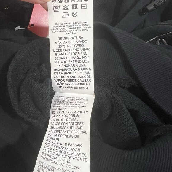 Puma Women’s Hoodie L Black Pullover Metallic Ash Logo New With Tags Casual Fit - Picture 14 of 14